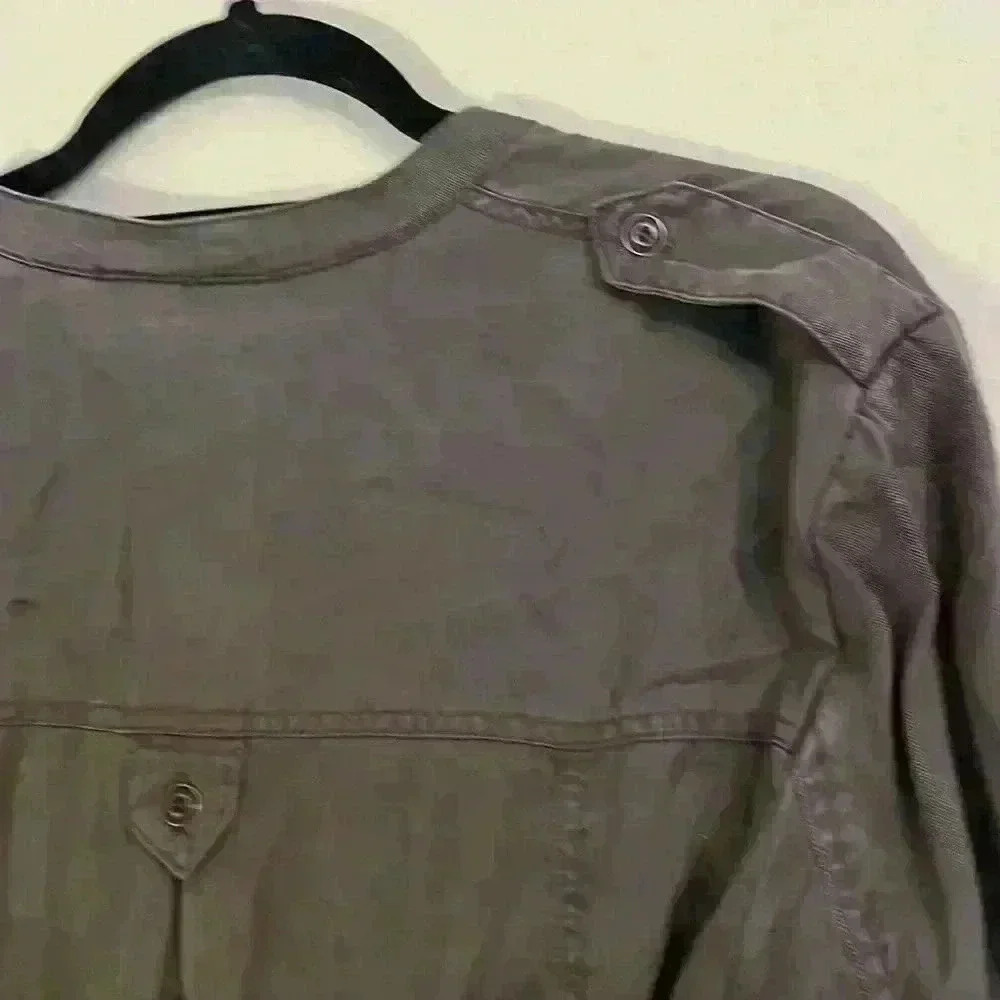 Holding Horses Anthropologie tencel Mariona shirt dress cowgirl Boho size 16 - Picture 10 of 13